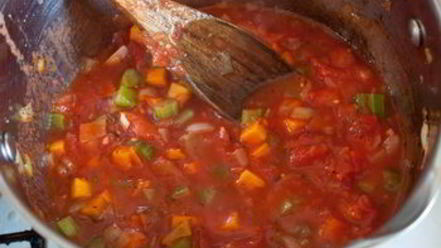 Рецепт томатного овощной суп