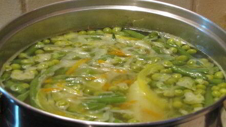 Рецепт зимнего овощной суп