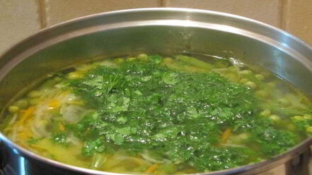 Рецепт зимнего овощной суп