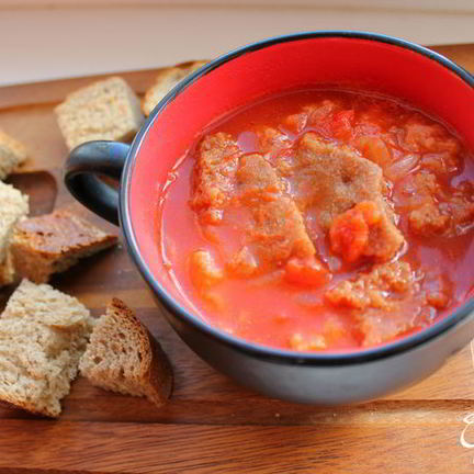 Рецепт Паппов аль помодоро — томатного супа с хлебом