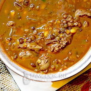 Рецепт Африканской похлебки из чечевицы