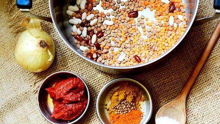 Рецепт африканской похлебки из чечевицы