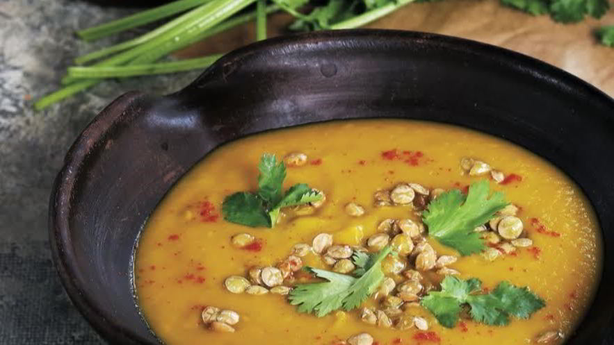 Рецепт чечевичной похлебки на бараньем бульоне