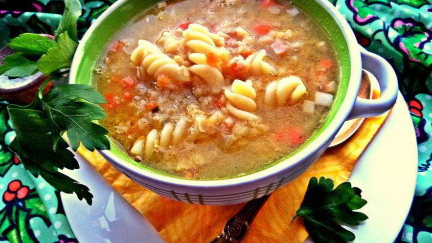 Рецепт чечевичной похлебки с фузилли