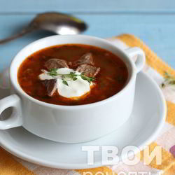 Рецепт Чечевичной похлебки с говядиной