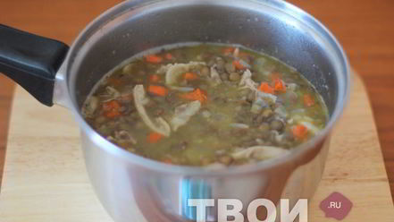 Рецепт чечевичной похлебки с курицей