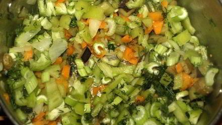 Рецепт чечевичной похлебки с овощами и пепперони