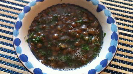 Рецепт чечевичной постной похлебки