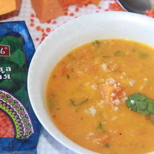 Рецепт Чечевично-тыквенной похлебка