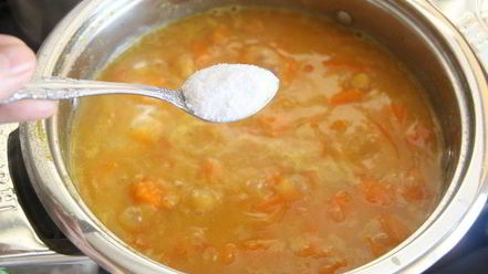 Рецепт чечевично-тыквенной похлебка