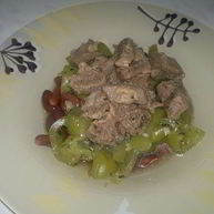 Рецепт Фасолевой похлебки с говядиной и зеленым перцем