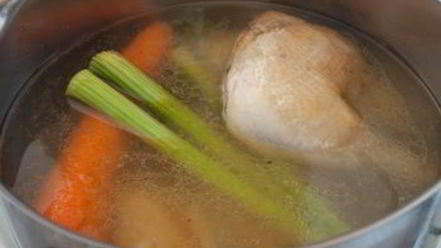 Рецепт густой похлебки с курицей и пореем