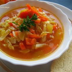 Рецепт Марокканской овощной похлебки с гренками