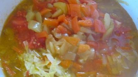 Рецепт марокканской овощной похлебки с гренками