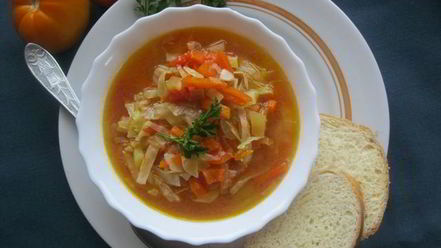 Рецепт марокканской овощной похлебки с гренками