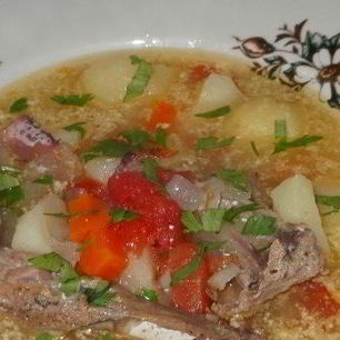 Рецепт Охотничьей похлебки из утки