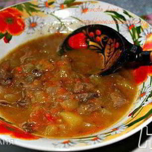 Рецепт Похлебки Деревенской с печенью и яблоками