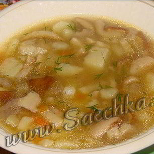 Рецепт Похлебки из белых грибов