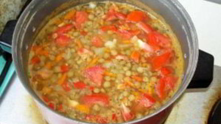 Рецепт похлебки из чечевицы