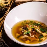 Рецепт Похлебки из ржи с уткой и белыми грибами