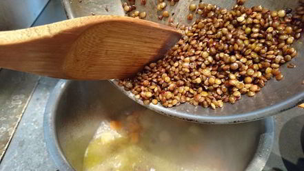 Рецепт похлебки с чечевицей и черносливом