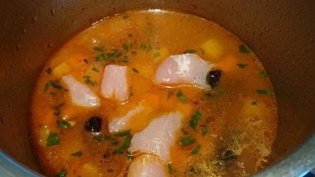 Рецепт похлебки с чечевицей и черносливом