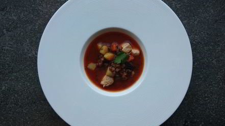 Рецепт похлебки с чечевицей и черносливом