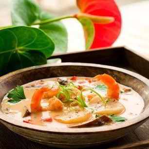 Рецепт Похлебки с креветками и морскими гребешками