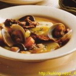 Рецепт Похлебки с моллюсками, грибами, картофелем