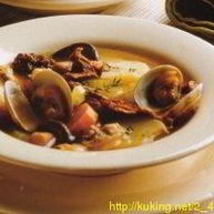 Рецепт Похлебки с моллюсками, грибами, картофелем