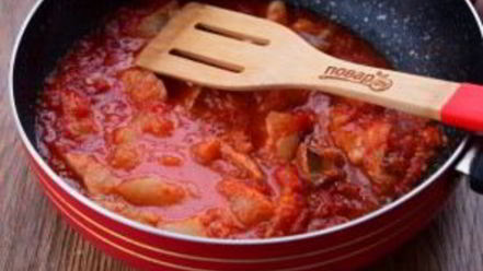 Рецепт томатной похлебки с рыбой и картофелем