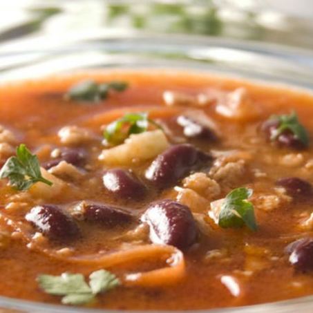 Рецепт Постного супа с фасолью