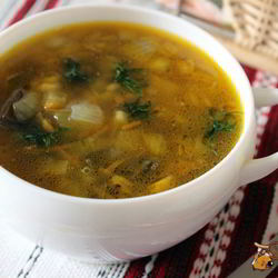 Рецепт Постного рассольника с грибами