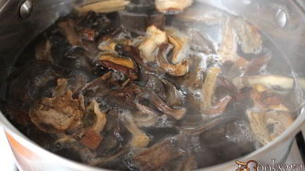 Рецепт постного рассольника с грибами