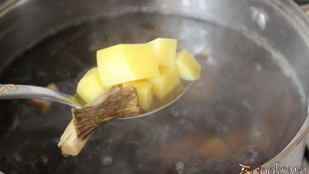 Рецепт постного рассольника с грибами