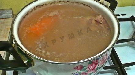 Рецепт рассольника ленинградского с мясом перловкой и огурцами