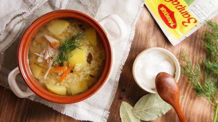 Рецепт рассольника на курином бульоне с булгуром