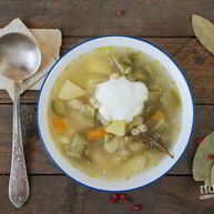 Рецепт Рассольника на овощном бульоне