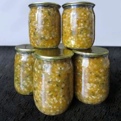 Рецепт Рассольника на зиму с солеными огурцами