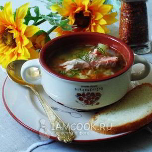 Рецепт Рассольника с форелью