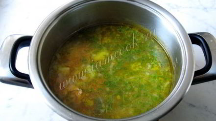 Рецепт рассольника с форелью