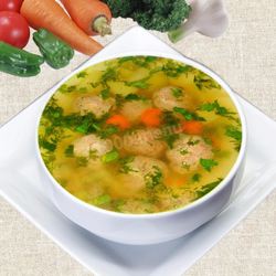 Рецепт Рассольника с фрикадельками из белуги