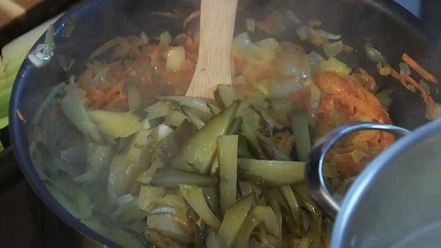 Рецепт рассольника с фрикадельками из индейки