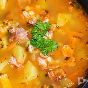 Рецепт Рассольника с копченостями