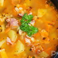 Рецепт Рассольника с копченостями