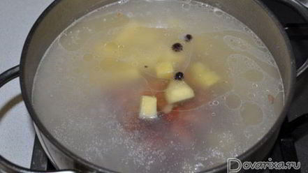 Рецепт рассольника с копченостями