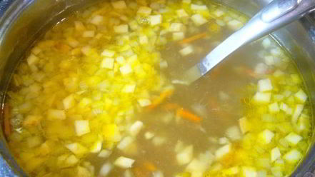 Рецепт рассольника с куриными потрошками
