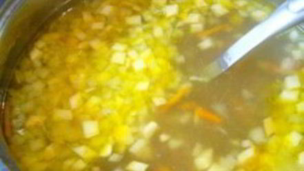 Рецепт рассольника с куриными сердечками