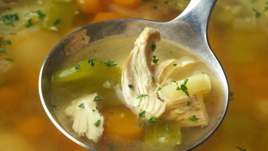 Рецепт рассольника с курицей по-русски