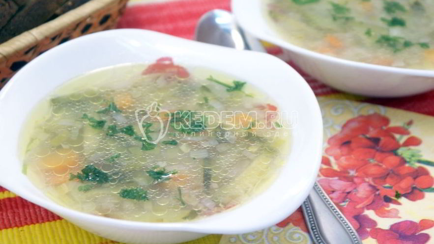 Рецепт рассольника с маринованными огурцами